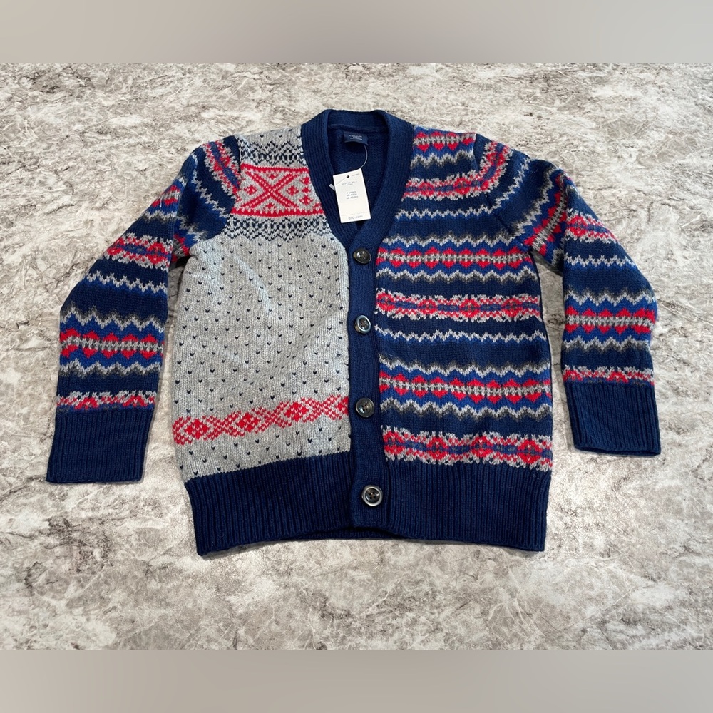 GAP Kids Blue Knit Sweater NWT Size 4